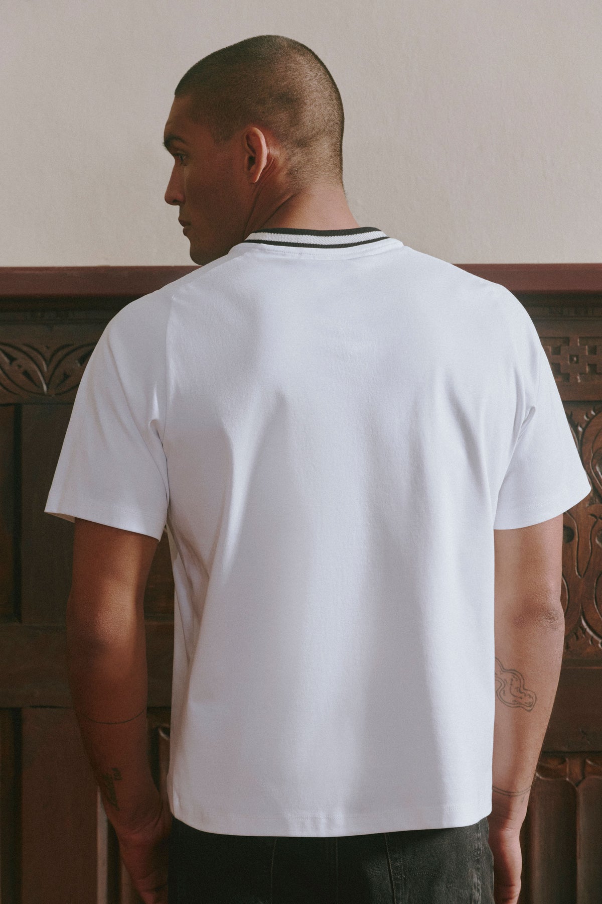 Swanage Logo Tee White