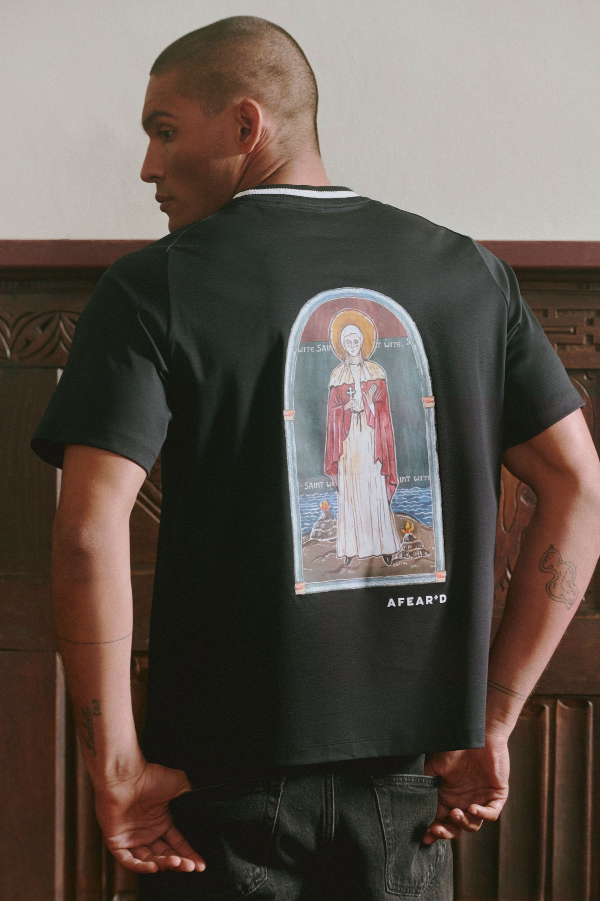 St Wite Tee Black